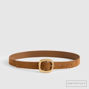 Madewell Sculptural Buckle Belt